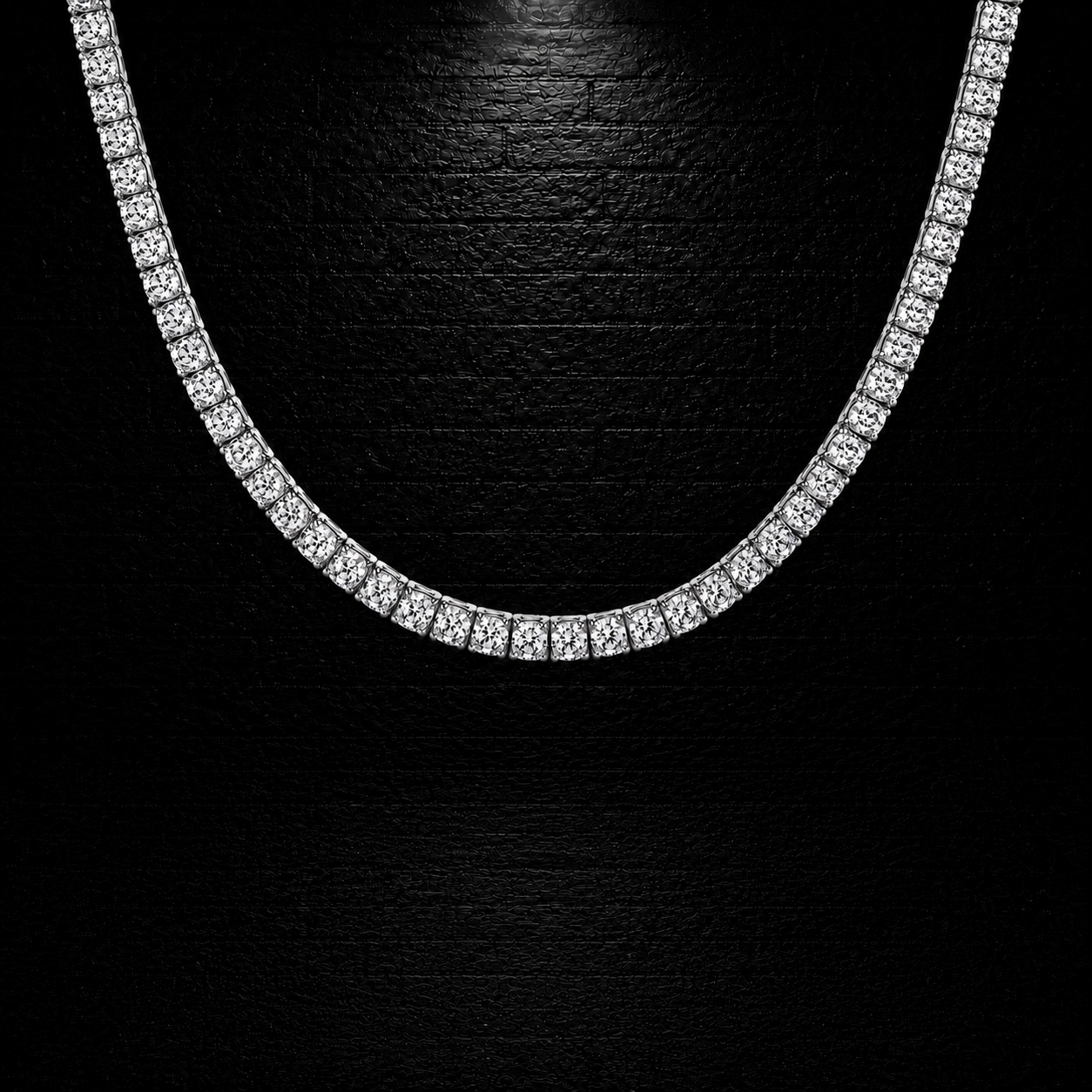 Tennis Chain 3mm | VVS1 Moissanite | 925 Sterling Silver