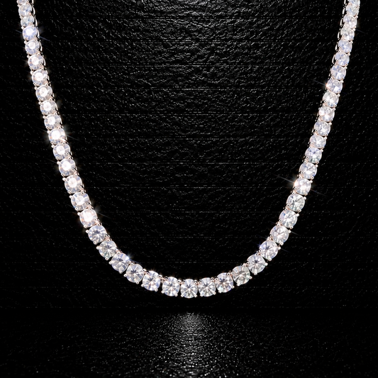 Tennis Chain 5mm | VVS1 Moissanite | 925 Sterling Silver