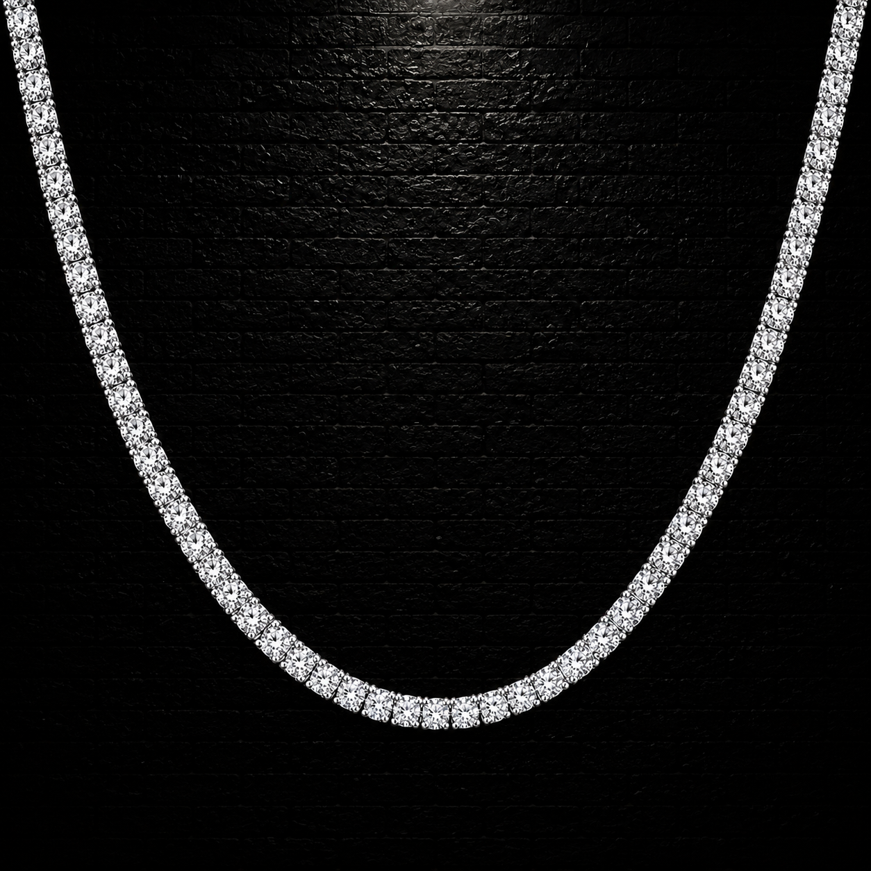 Tennis Chain 5mm | VVS1 Moissanite | 925 Sterling Silver
