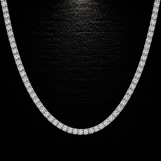 Tennis Chain 5mm | VVS1 Moissanite | 925 Sterling Silver