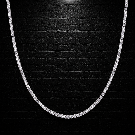 Tennis Chain 2mm | VVS1 Moissanite | 925 Sterling Silver