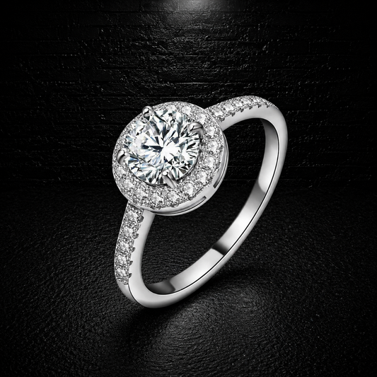 Moissanite Ring VVS1 • 925 Sterling Silver