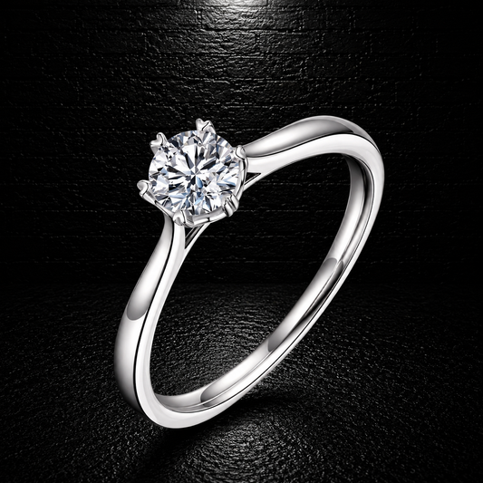 Moissanite Ring VVS1 • 925 Sterling Silver