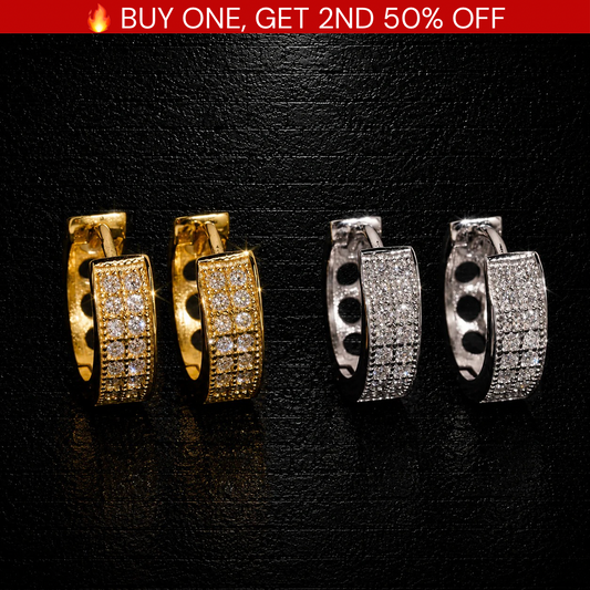 Moissanite Earrings VVS1 • 925 Sterling Silver
