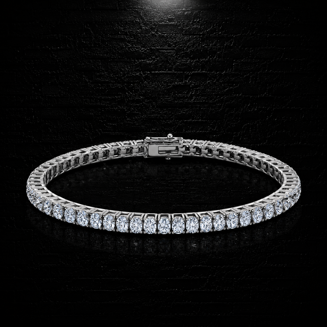 Tennis Bracelet 3mm VVS1 | Moissanite | 925 Sterling Silver