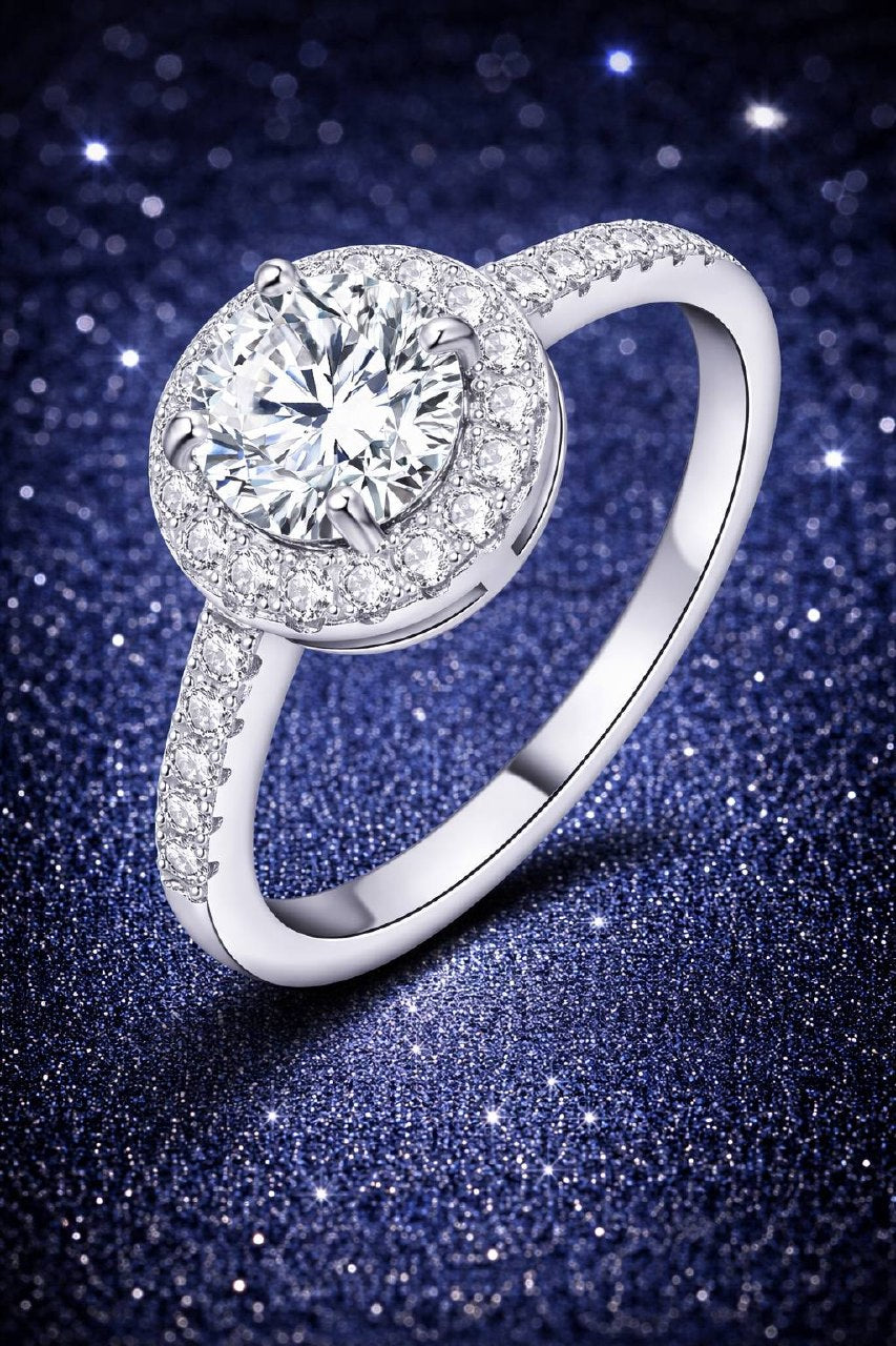 Moissanite Ring VVS1 • 925 Sterling Silver