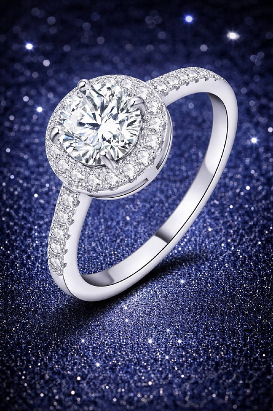 Moissanite Ring VVS1 • 925 Sterling Silver